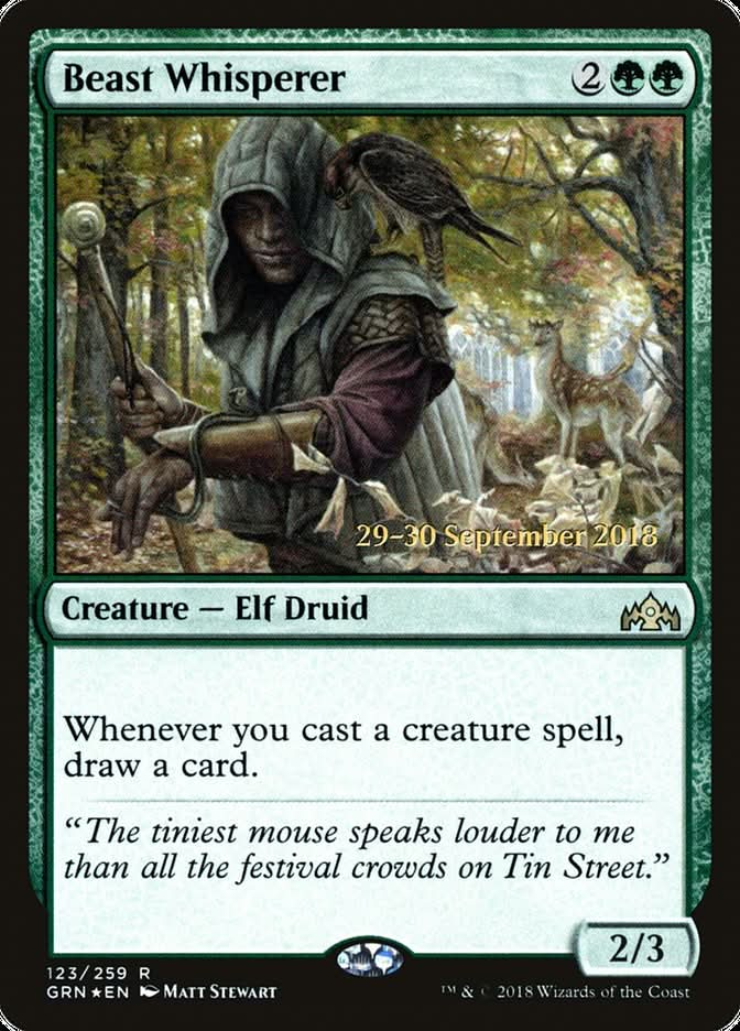 Beast Whisperer [Guilds of Ravnica Prerelease Promos]