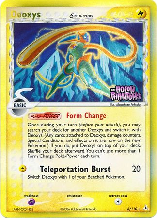 Deoxys (6/110) (Delta Species) (Stamped) [EX: Holon Phantoms]