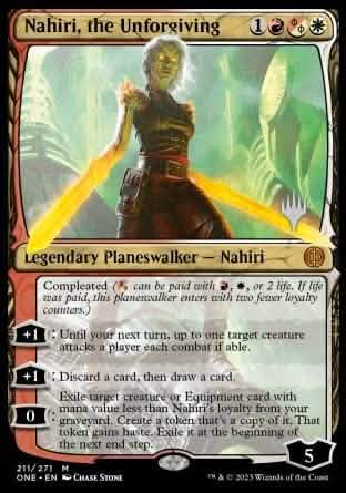 Nahiri, the Unforgiving (Promo Pack) [Phyrexia: All Will Be One Promos]
