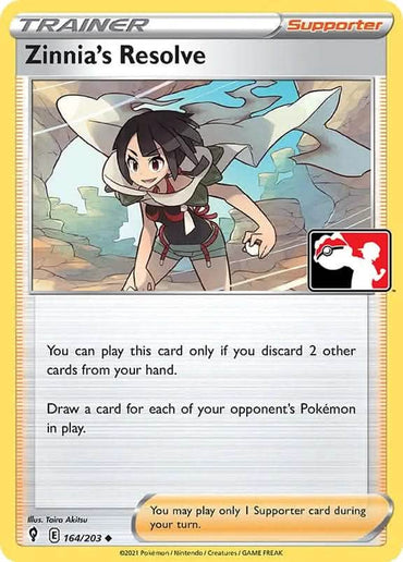 Zinnia's Resolve (164/203) [Prize Pack Series One]