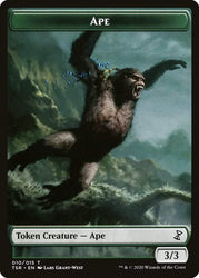 Angel // Ape Double-Sided Token [Double Masters Tokens]