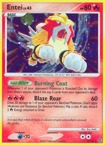 Entei (4/132) [Diamond & Pearl: Secret Wonders]