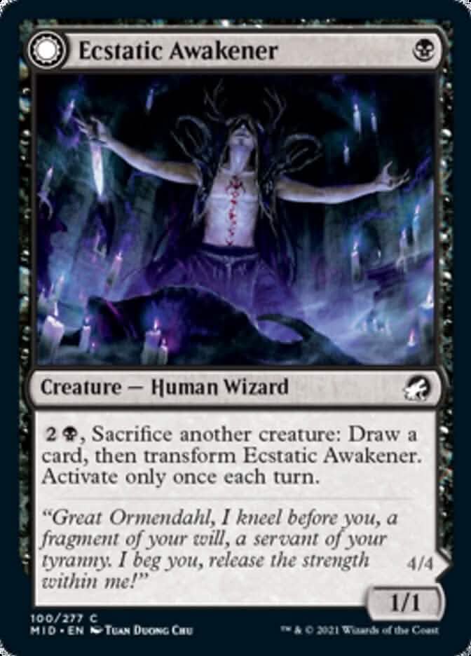 Ecstatic Awakener // Awoken Demon [Innistrad: Midnight Hunt]