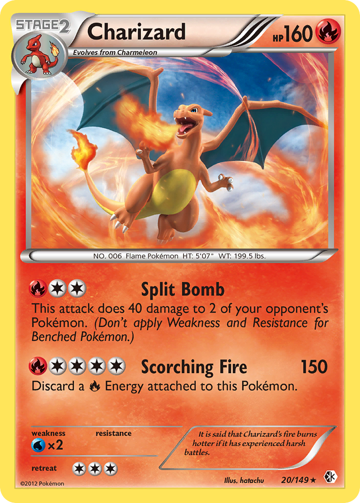 Charizard (20/149) [Black & White: Boundaries Crossed]