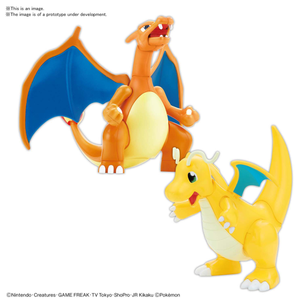 POKEMON MODEL KIT CHARIZARD & DRAGONITE