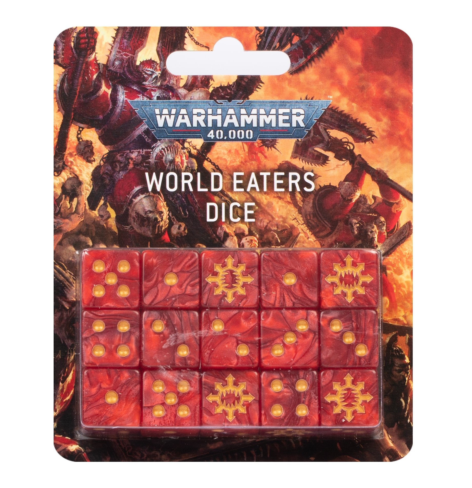 WARHAMMER 40,000 WORLD EATERS DICE