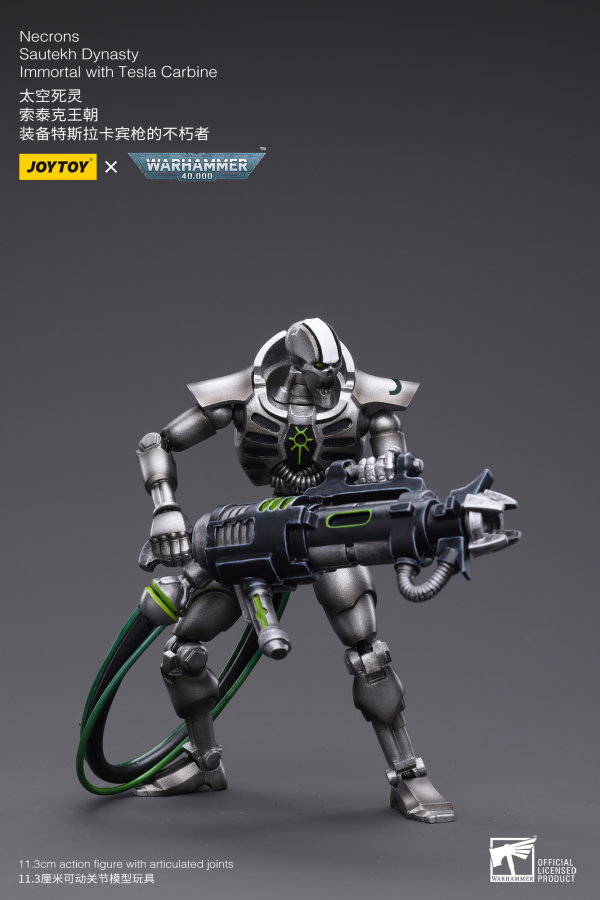 Joy Toy Necrons Sautekh Dynasty Immortal with Tesla Carbine