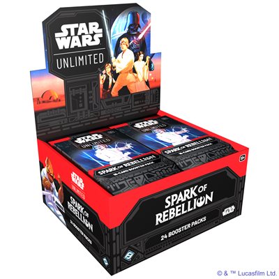 STAR WARS: UNLIMITED: SPARK OF REBELLION DRAFT BOOSTER BOX