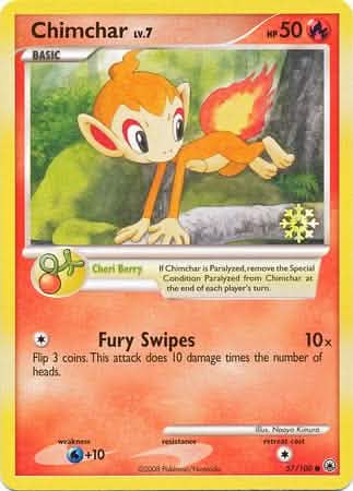 Chimchar (57/100) [Countdown Calendar Promos]