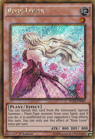 Rose Lover [PGL2-EN003] Gold Secret Rare