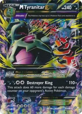 M Tyranitar EX (43/98) (Jumbo Card) [XY: Ancient Origins]