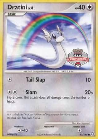 Dratini (91/146) (City Championship Promo) [Diamond & Pearl: Legends Awakened]