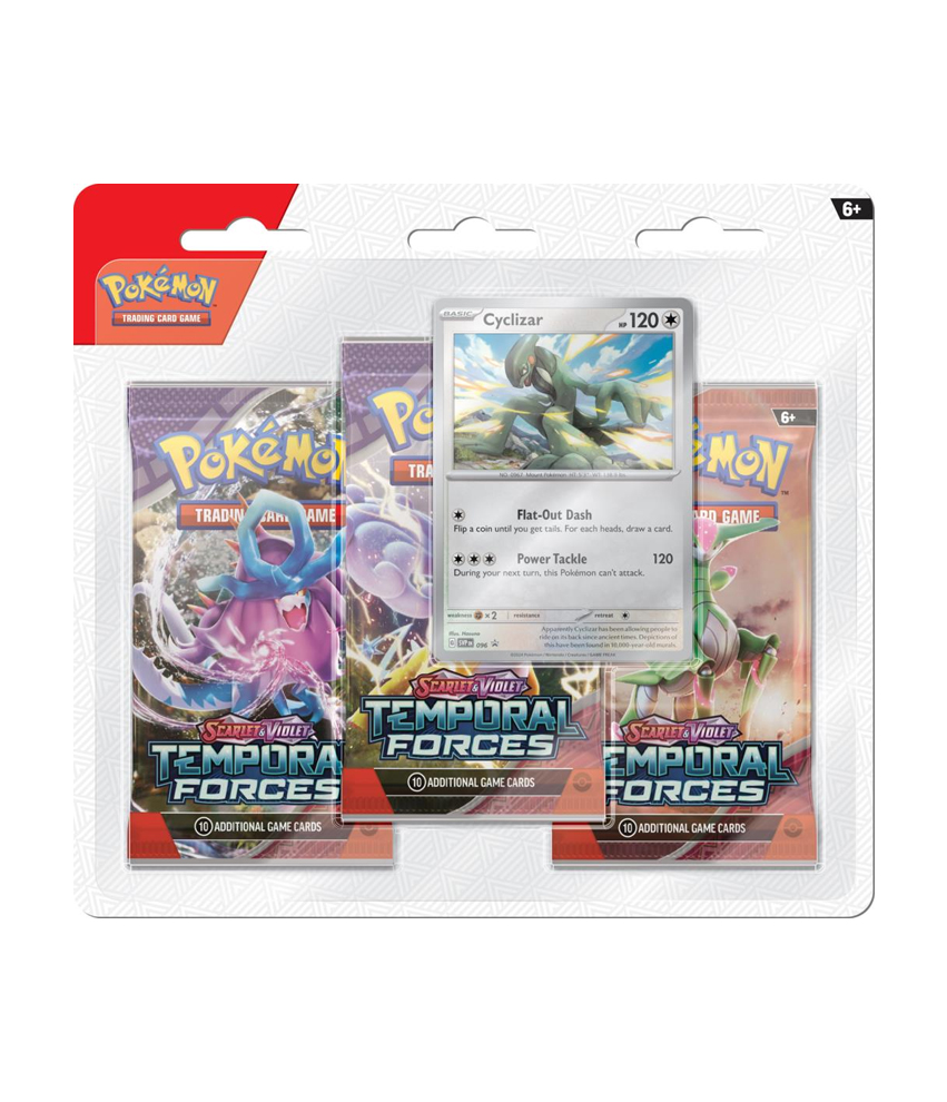 POKEMON SV05 TEMPORAL FORCES 3-PACK BLISTER