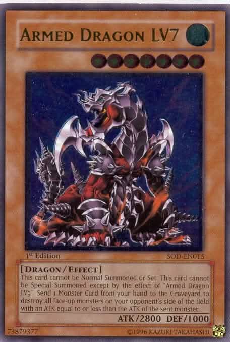 Armed Dragon LV7 [SOD-EN015] Ultimate Rare