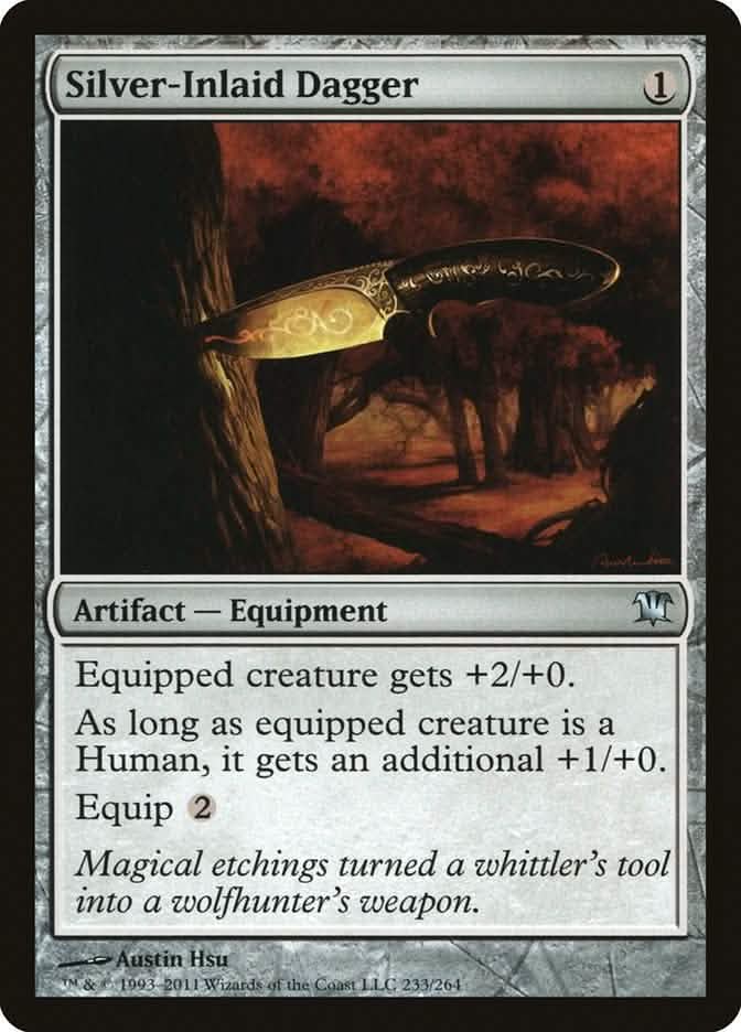 Silver-Inlaid Dagger [Innistrad]