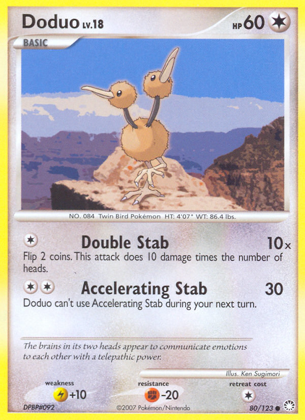 Doduo (80/123) [Diamond & Pearl: Mysterious Treasures]