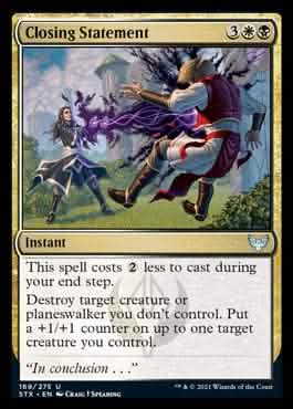 Closing Statement [Strixhaven: School of Mages]