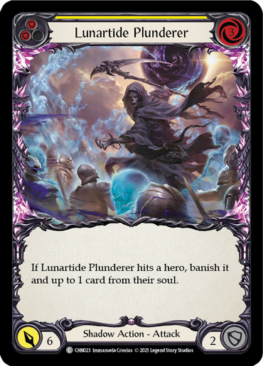 Lunartide Plunderer (Yellow) [CHN023] (Monarch Chane Blitz Deck)