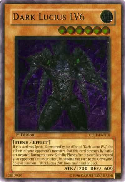 Dark Lucius LV6 [CDIP-EN010] Ultimate Rare