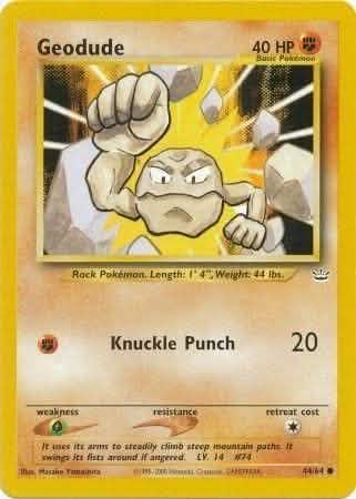 Geodude (44/64) [Neo Revelation Unlimited]