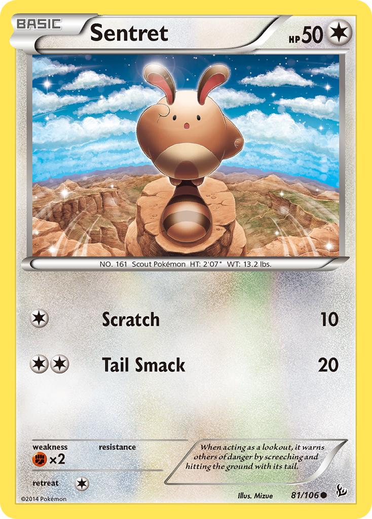 Sentret (81/106) [XY: Flashfire]