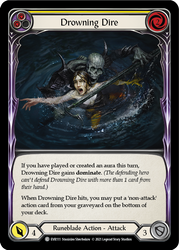 Drowning Dire (Yellow) [EVR111] (Everfest)  1st Edition Normal