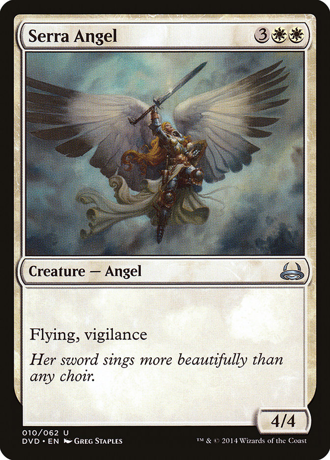 Serra Angel (Divine vs. Demonic) [Duel Decks Anthology]