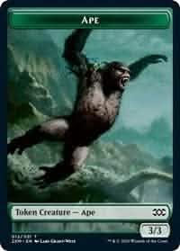 Ape // Golem Double-Sided Token [Double Masters Tokens]