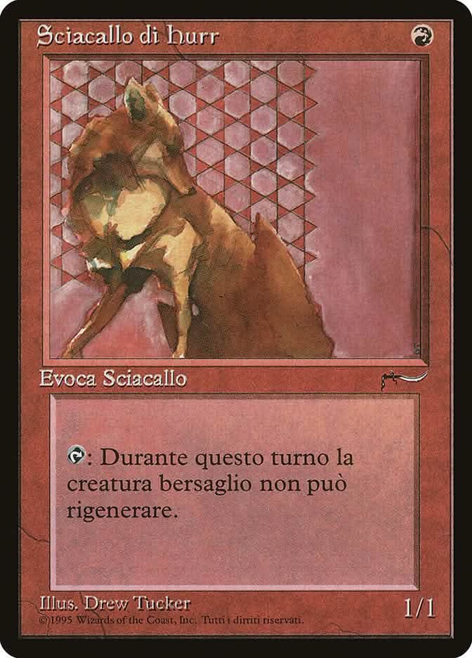 Hurr Jackal (Italian) - "Sciacallo di hurr" [Rinascimento]