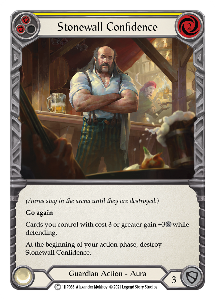 Stonewall Confidence (Yellow) [1HP083] (History Pack 1)
