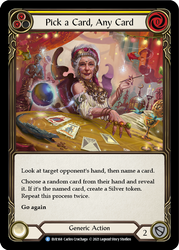Pick a Card, Any Card (Yellow) [EVR168] (Everfest)  1st Edition Normal