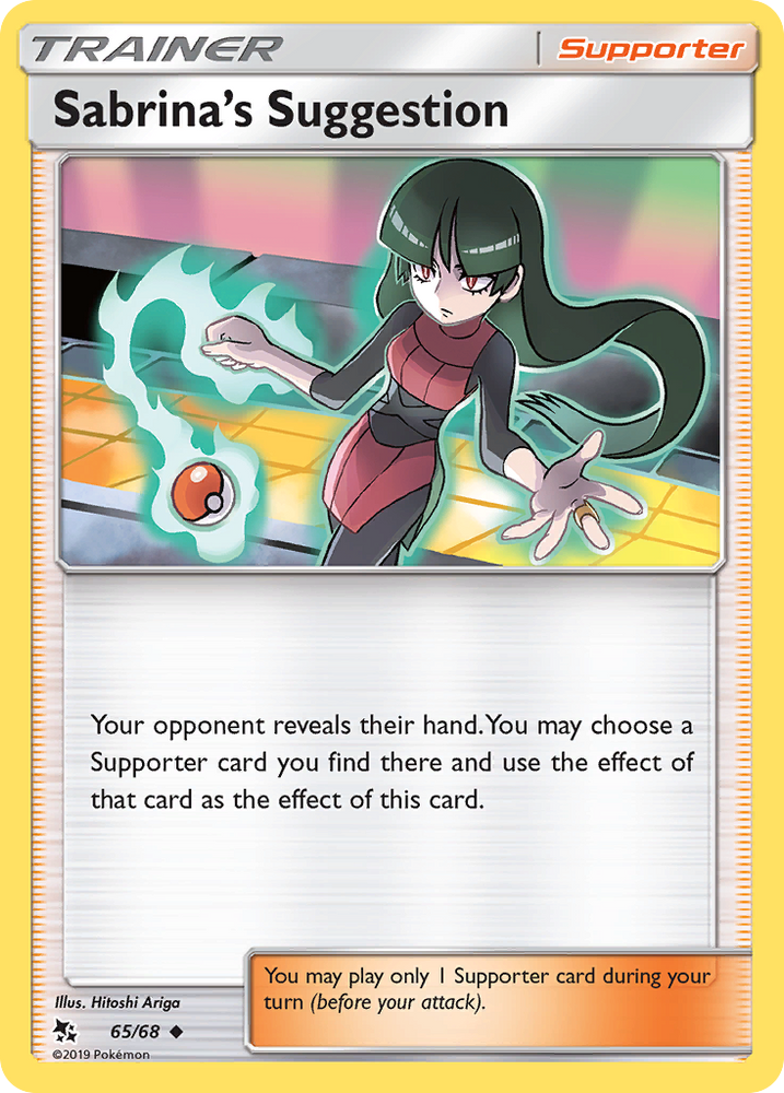 Sabrina's Suggestion (65/68) [Sun & Moon: Hidden Fates]