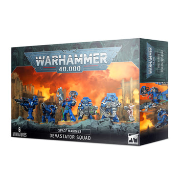 WARHAMMER 40,000 SPACE MARINES DEVASTATOR SQUAD