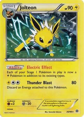 Jolteon (26/98) (Cosmos Holo) [XY: Ancient Origins]