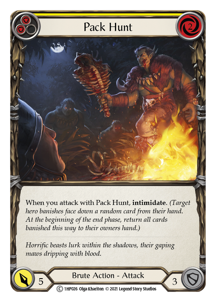 Pack Hunt (Yellow) [1HP026] (History Pack 1)