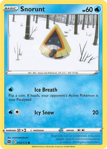 Snorunt (034/172) [Sword & Shield: Brilliant Stars]