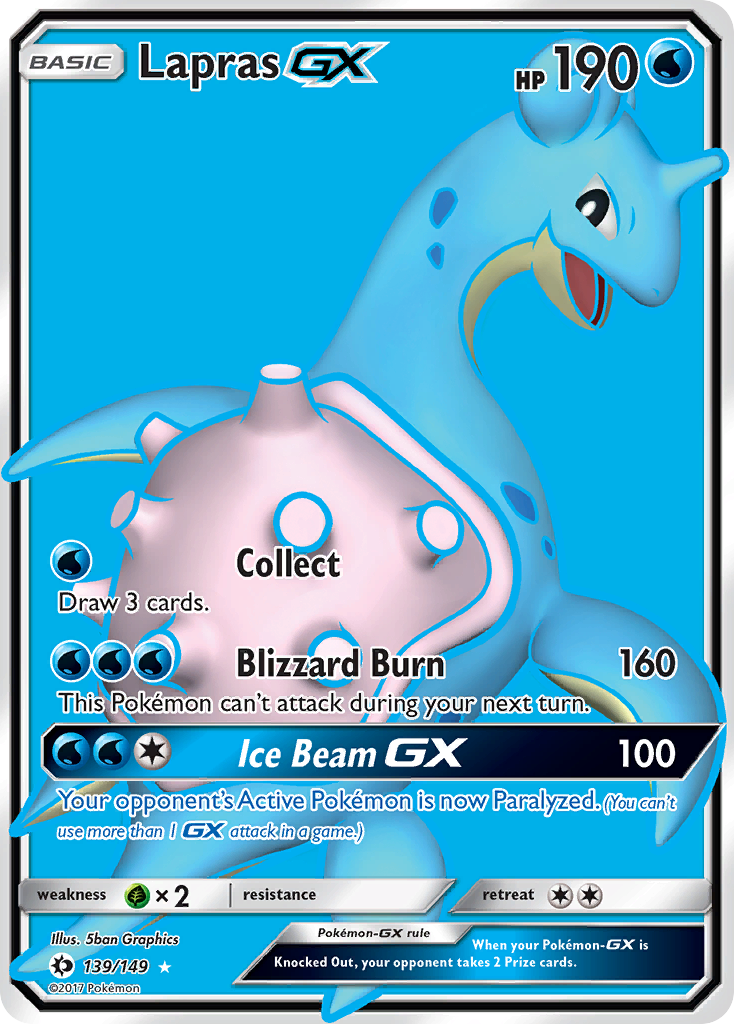 Lapras GX (139/149) [Sun & Moon: Base Set]