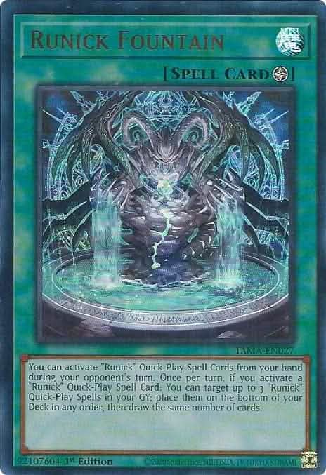 Runick Fountain [TAMA-EN027] Ultra Rare