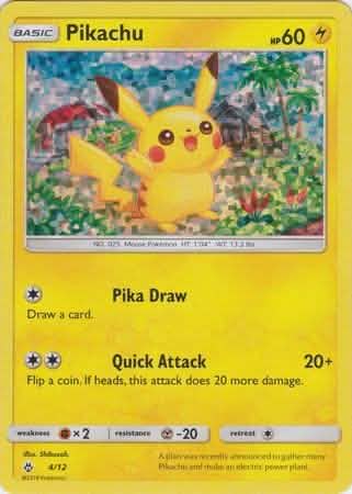 Pikachu (4/12) [McDonald's Promos: 2018 Collection]