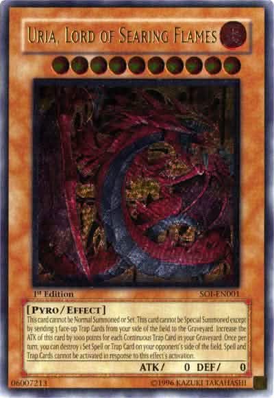 Uria, Lord of Searing Flames (UTR) [SOI-EN001] Ultimate Rare