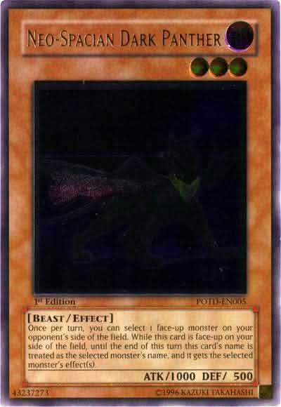 Neo-Spacian Dark Panther [POTD-EN005] Ultimate Rare