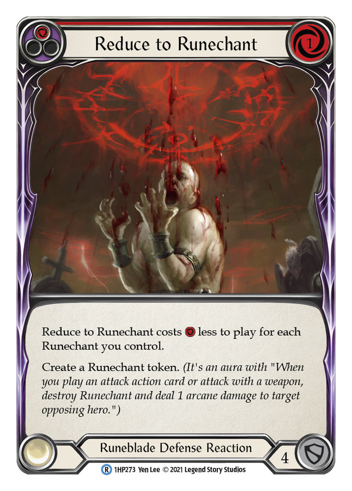 Reduce to Runechant (Red) [1HP273] (History Pack 1)