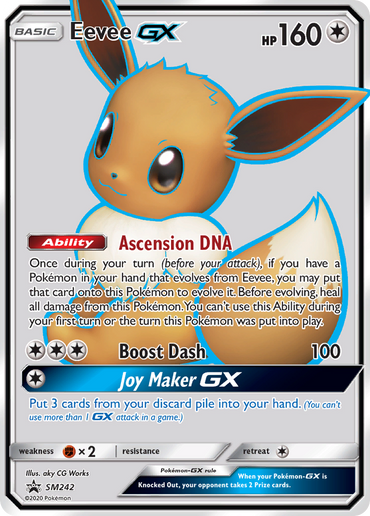 Eevee GX (SM242) [Sun & Moon: Black Star Promos]