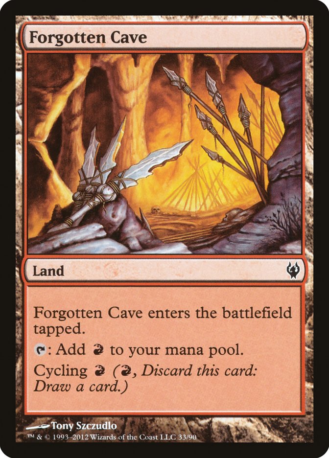 Forgotten Cave [Duel Decks: Izzet vs. Golgari]