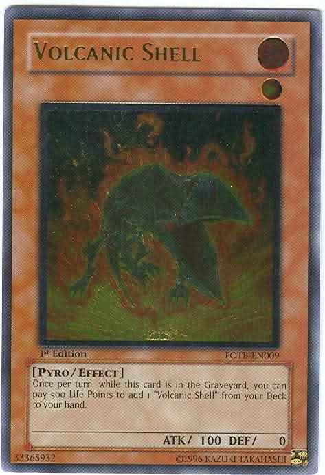 Volcanic Shell [FOTB-EN009] Ultimate Rare