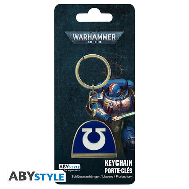 WARHAMMER 40K METAL KEYCHAIN ULTRAMARINES