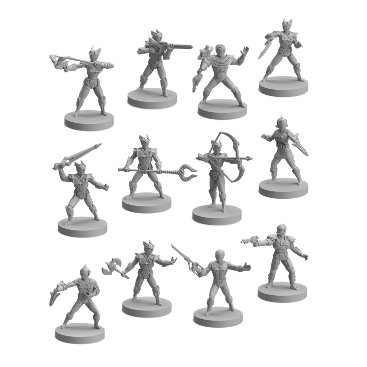 POWER RANGERS RPG HERO MINIATURES SET 2