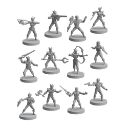 POWER RANGERS RPG HERO MINIATURES SET 2