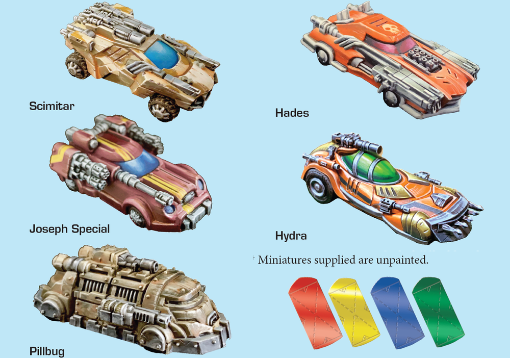 CAR WARS 6E MINIATURES SET 1