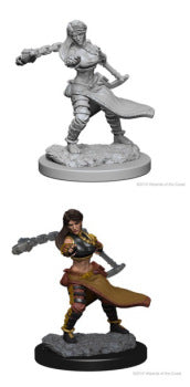 DND UNPAINTED MINIS WV1 FEMALE HUMAN MONK